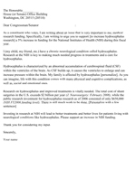 hydrocephalus advocacy make your voice heard hydrocephalus advocacy letter